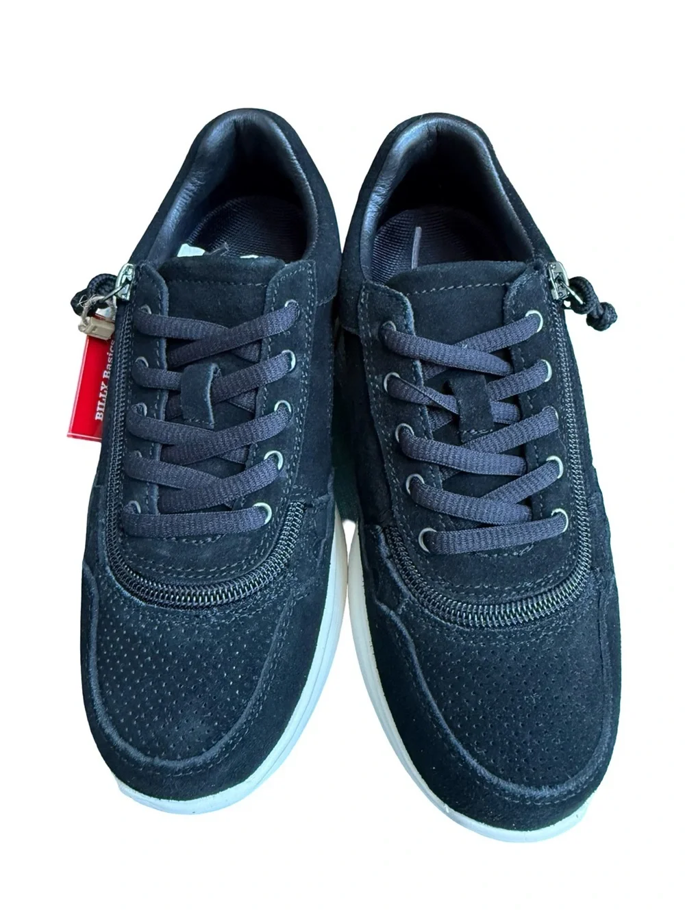 BILLY Comfort Jogger Sneakers 🖤 NWT Adaptive Zip Shoes Size 6